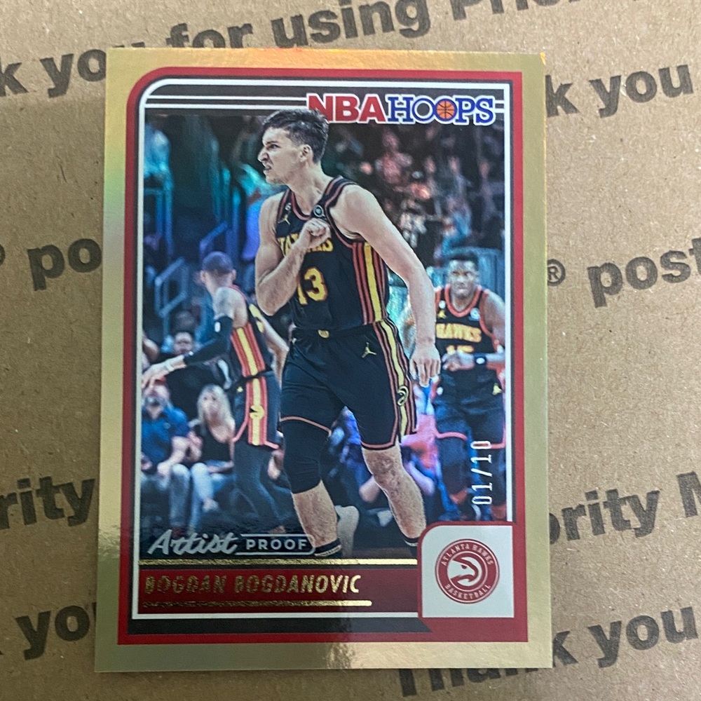 2023 Panini NBA Hoops Bogdan Bogdonovic Good Press Proof /10!!
